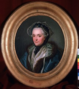 恩维尔（Anville）公爵夫人玛丽-路易丝-尼科尔（Marie Louise Nicole）（1716-1797）的肖像。查尔斯-阿梅迪-菲利普-凡-卢（1719-1795）的绘画。