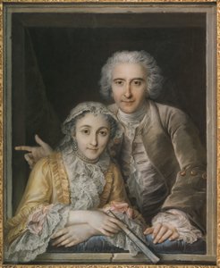 菲利普-科伊佩尔及其妻子肖像 作者 Charles Antoine Coypel
