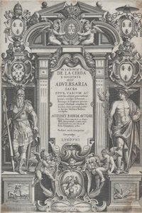 Adversaria sacra》的封面画，1626年。