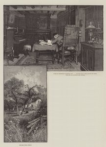 沃尔特·贝桑特（Walter Besant）给她打电话 作者 Charles Auguste Loye