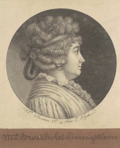 Catherine Keteltas Livingston 作者 Charles BJ Fevret de Saint Memin