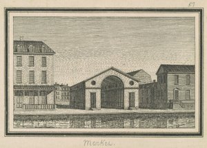埃斯佩兰萨，市场 作者 Charles BJ Fevret de Saint Memin