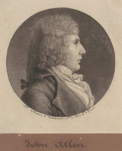 约翰-艾伦 作者 Charles BJ Fevret de Saint Memin