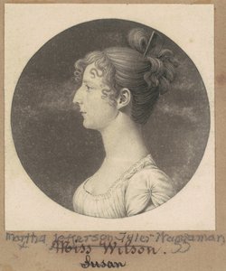 Martha Jefferson Tyler Waggaman 作者 Charles BJ Fevret de Saint Memin