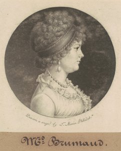 夫人布鲁玛德 作者 Charles BJ Fevret de Saint Memin
