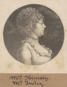 詹姆斯-亨德森-伊姆雷夫人 作者 Charles BJ Fevret de Saint Memin