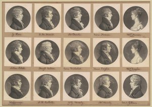 圣梅明肖像画集，第42组 作者 Charles BJ Fevret de Saint Memin