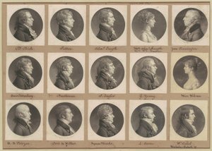 圣梅明肖像画集，第49组 作者 Charles BJ Fevret de Saint Memin
