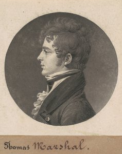 托马斯-马歇尔 作者 Charles BJ Fevret de Saint Memin