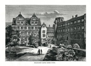 海德堡城堡，德国，1879年 作者 查尔斯·巴班特