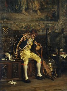 睡着的步兵，1871年。