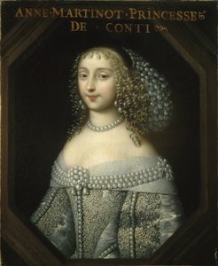 安妮-玛丽-马蒂诺兹1637-1672，孔蒂的公主，约1665年。 作者 查尔斯·博布伦