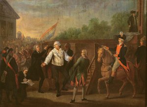 1793年1月21日，路易十六（1754-93）在脚下的脚下