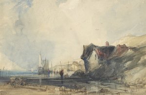迪尔的海岸景观，约1846年。