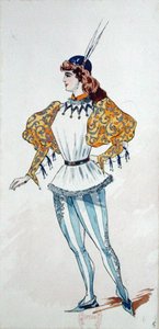 为朱塞佩-威尔第（1831-1901）于1894年在巴黎歌剧院首次演出的《奥特罗》进行服装设计