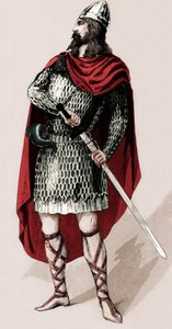 法国骑士罗兰-德-朗塞沃（印刷品） 作者 查尔斯·比安基尼（Charles Bianchini）
