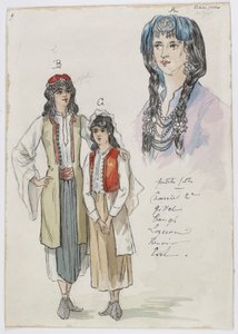 Holmès - The Black Mountain - 服装设计：Charles Bianchini - 09.小女孩们Charrier 2e 小姐、Gillet 小姐、Taugh 小姐、Lozeran 小姐、Renoir 小姐、Evel 小姐 作者 查尔斯·比安基尼（Charles Bianchini）