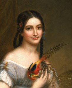 萨特利小姐，约1830-1839年。 作者 查尔斯·伯德·金