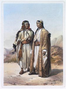 一个马哈兹人和一个苏阿莱赫贝都因人，1848年