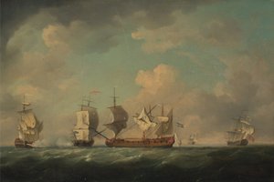 在1745年至1755年之间占领法国宝船侯爵dAntin和LouisErasmé 作者 查尔斯·布鲁金