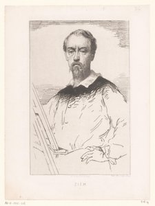 Portret van Félix François Georges Philibert Ziem
画作和石版画（系列名称）