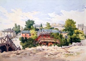 1867年，巴黎拉玛大街下方的马宝夫路