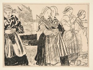 Filles Bretonnes, or Bretonnes sur le quai, in #36 of La Revue Blanche, October 1894