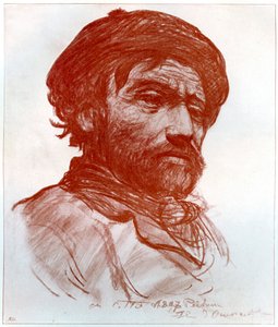 一个男人的肖像，1899年。