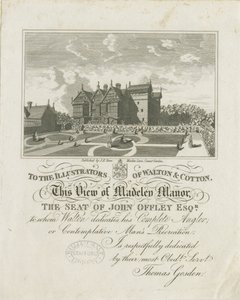 马德利庄园：雕刻，nd [c 1686]（印刷品） 作者 查尔斯·科顿
