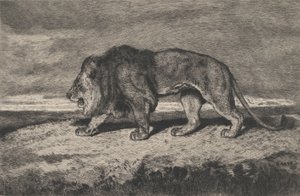 狮子走，1866-1897。 作者 查尔斯·考特里