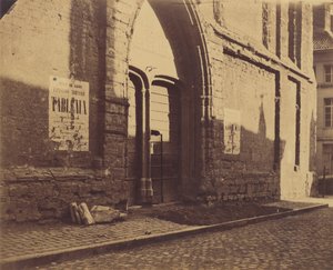 [Predikheevenkerk的门口，比利时根特]，约1858年。 作者 查尔斯·德霍伊