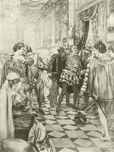 Rigoletto，第一幕场景我（凹版） 作者 查尔斯·格雷夫斯