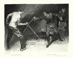 鲁道夫-拉森迪尔，亨措的鲁珀特（石版画） 作者 查尔斯·达纳·吉布森