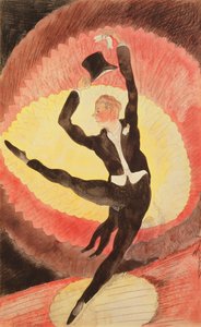 杂技男舞者，1920年（纸上wc） 作者 查尔斯·德穆斯