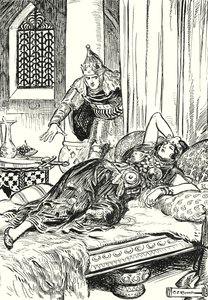 "他成功地夺取了弯刀