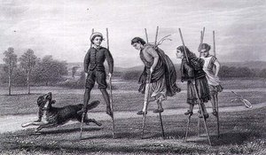 上学时间之间，由威廉-戈德巴赫（生于1802年）雕刻的（雕刻）。 作者 查尔斯·爱德华（后）佩鲁吉尼