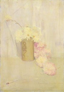 烟雾和菊花 作者 查尔斯·爱德华·康德