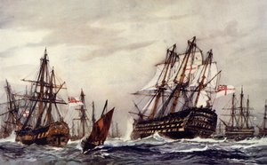 1805年12月，Bomb Ketches向胜利致敬