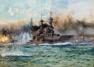 1924年在日德兰战役中的HMS Vanguard
