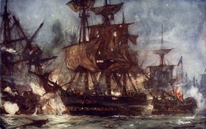 1798年尼罗河战役中的雄伟壮观