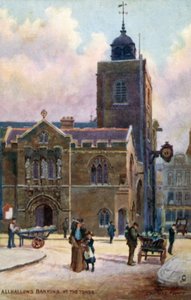 All-Hallows-by-the-Tower，伦敦 作者 查尔斯·埃德温·弗洛尔