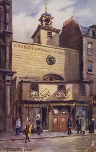 St Ethelburga教堂，Bishopsgate街，伦敦 作者 查尔斯·埃德温·弗洛尔
