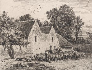 一个农场，1864年。