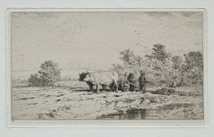 景观，劳工，1845年。