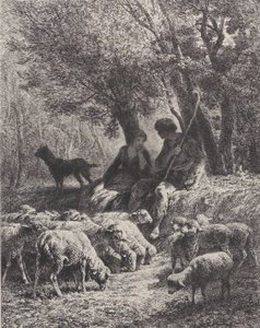 田园风光，1864年。