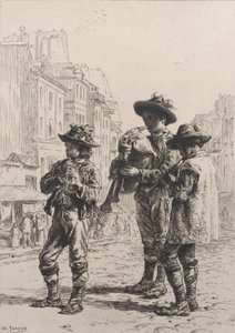 Pifferaris, 1864. 作者 查尔斯·埃米尔·雅克