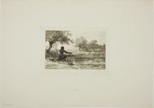 杆钓 作者 查尔斯·埃米尔·雅克
