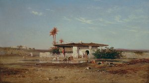 北非风景，1857年