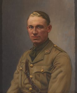 机枪兵团和米德塞克斯团的艾尔·鲍比中尉，约1917年 作者 查尔斯·欧内斯特·巴特勒