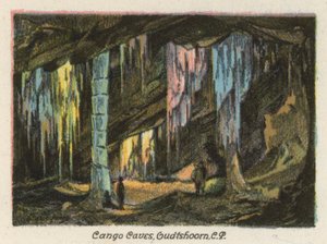南非：坎戈洞穴，乌德肖恩，CP（彩色石版画）